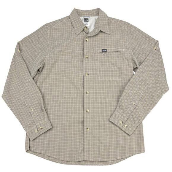 THE NORTH FACE Men's Plaid Long Sleeve Shirt Size Small - Picture 1 of 4